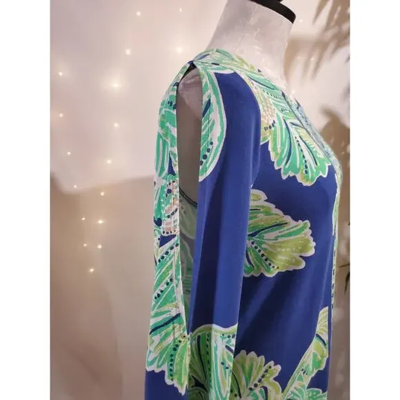 Lilly Pulitzer Latitude Adjustment Ophelia Jersey Swing Dress Size S Tropical - Picture 5 of 10
